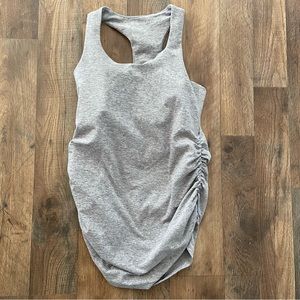 Beyond the Bump small gray maternity tank top